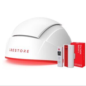 NWT | iRestore Pro + Rechg. Battery Pack - Red Light Therapy for Hair Growth